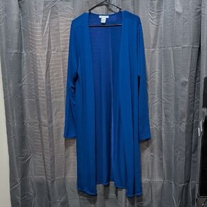 NEL+LO Royal Blue Stretch Knit Top